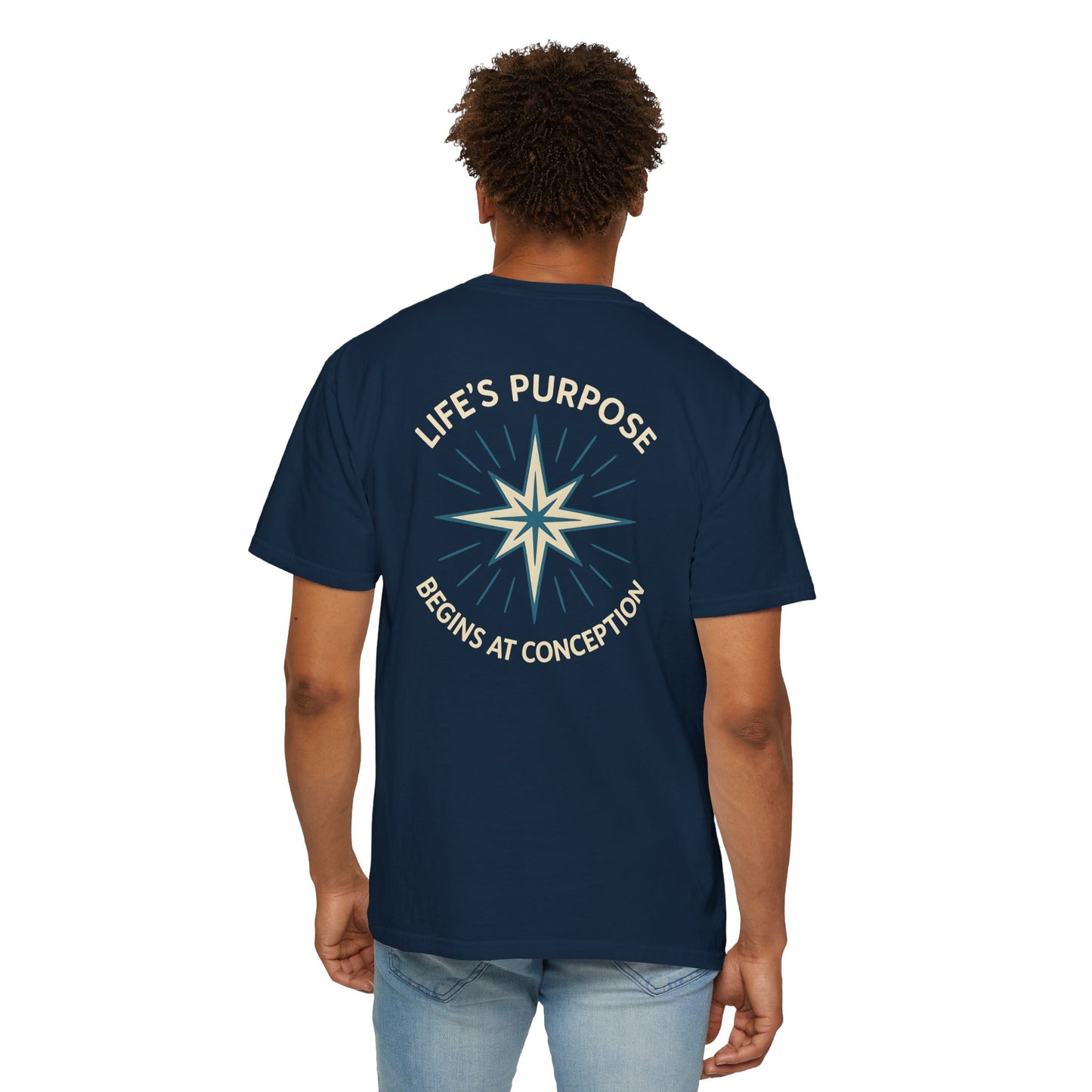 "Life's Purpose Begins at Conception #01", Unisex T-shirt