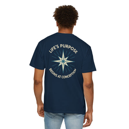 "Life's Purpose Begins at Conception #01", Unisex T-shirt