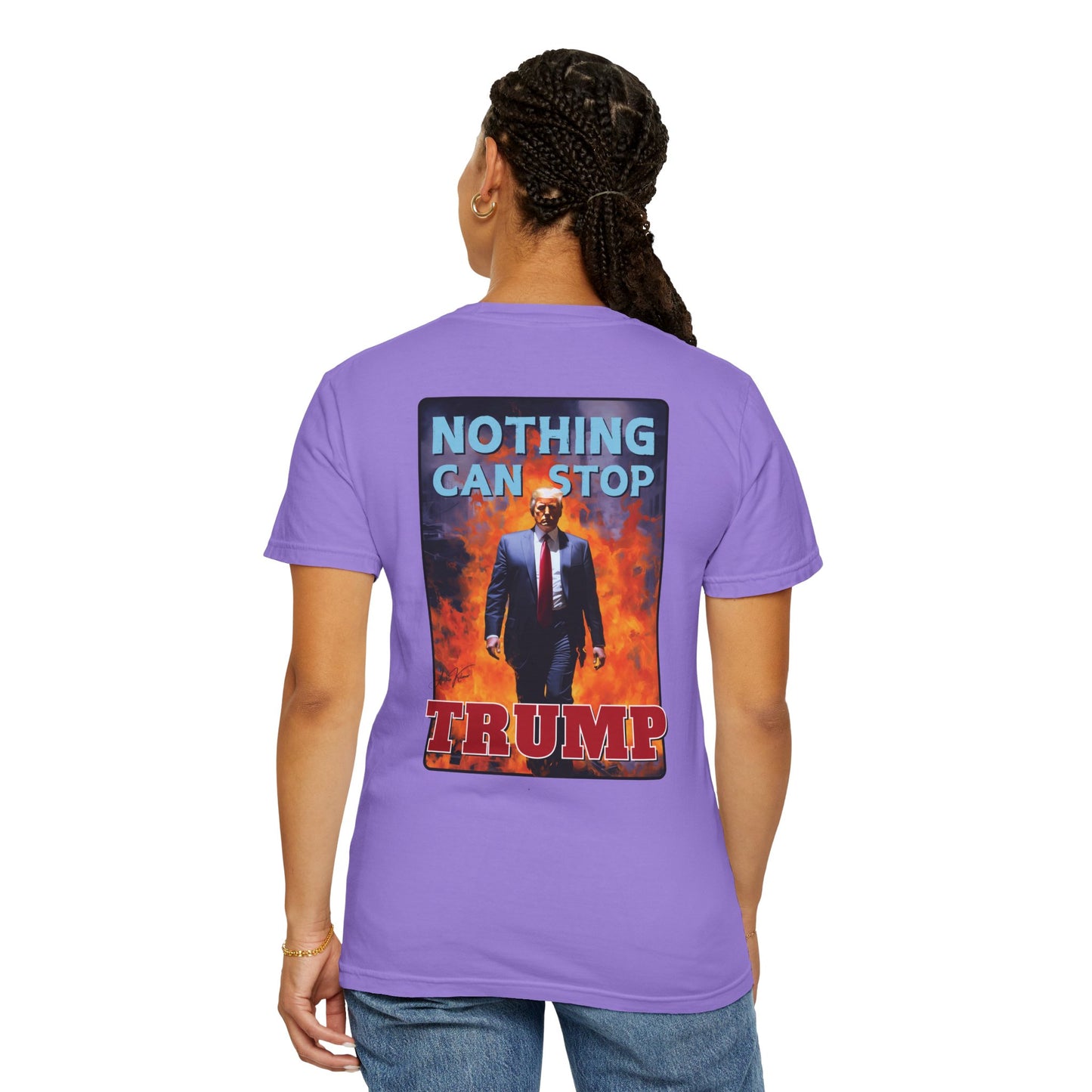 "Nothing Can Stop Trump", Unisex T-shirt (Light Colors)