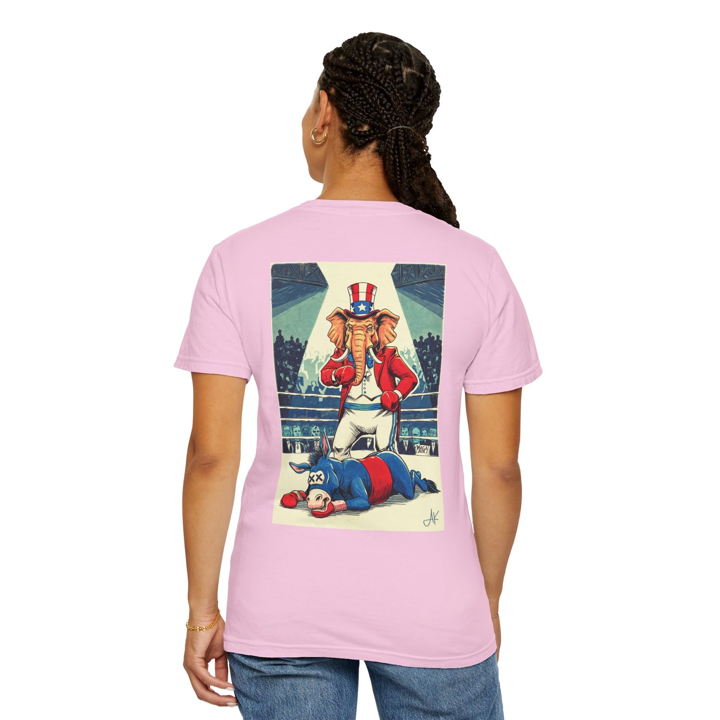 "Brutal Woke Knockout 2024", Unisex T-shirt (Light Colors)