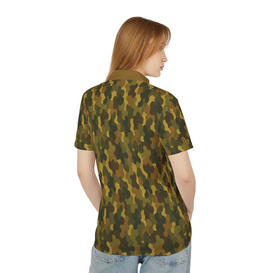"SASR Day-Ops Camouflage" Unisex Polo Shirt (SASR Light Brown Collar)