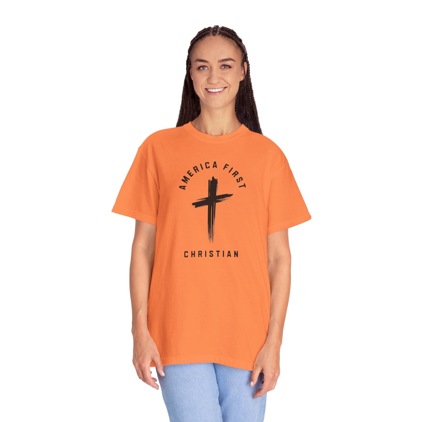 "America First Christian" #05, Unisex T-shirt (Light Colors)