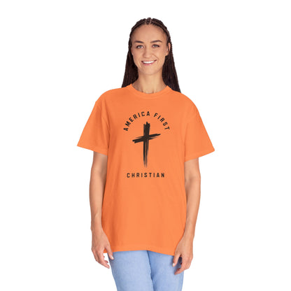 "America First Christian" #05, Unisex T-shirt (Light Colors)