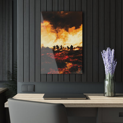 "Clan Skirmish", Fine Art Acrylic Wall Prints (French Cleat Hanging)