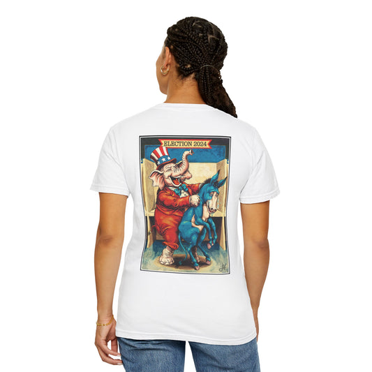 "MAGA Spanked the Donkeys 2024", Unisex T-shirt (Light Colors)
