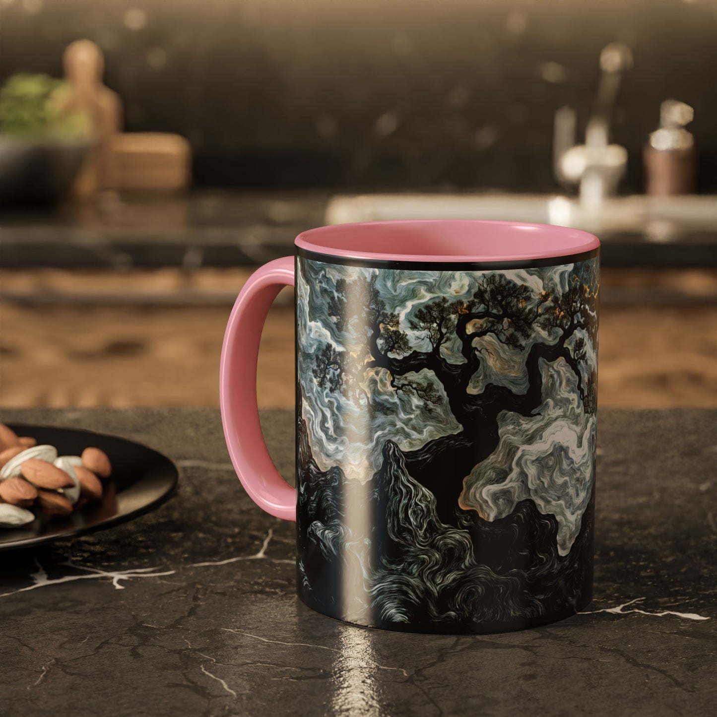 "An Crann Naomh (Gaelic) - The Sacred Tree (English)", Colorful Mugs (11oz & 15oz)