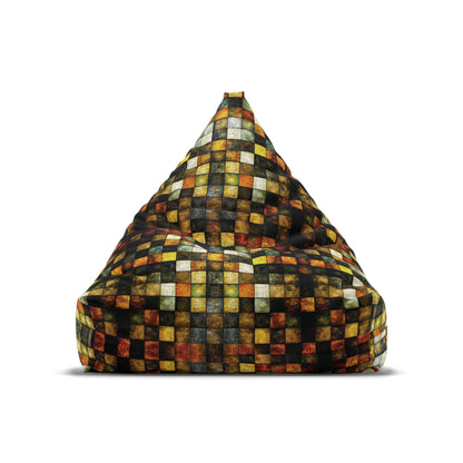 "Wood Block Pattern" #01, Bean Bag Chair Cover