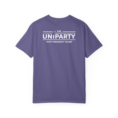 "The Uniparty Shot President Trump" #03, Unisex T-shirt