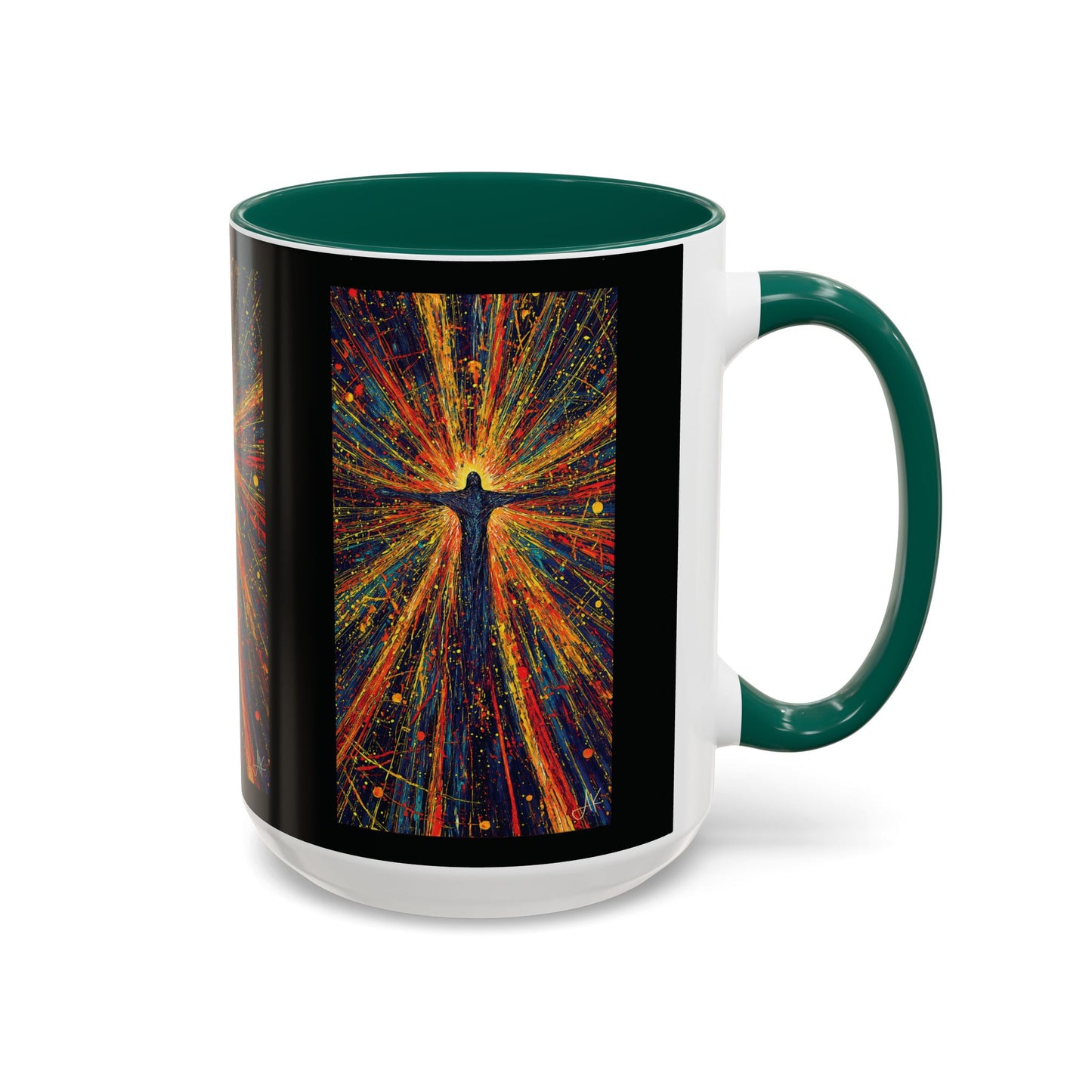 "Born Again in His Radiance - Isaiah 60:1", Colorful Mugs (11oz & 15oz)