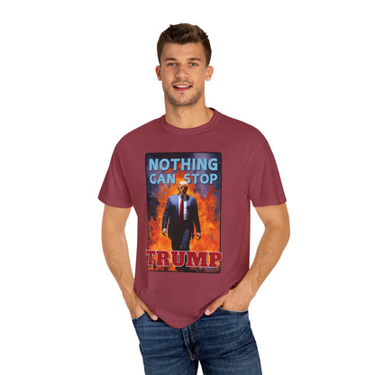 "Nothing Can Stop Trump", Unisex T-shirt (Light Colors)