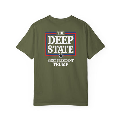 "The Deep State Shot President Trump" #01, Unisex T-shirt