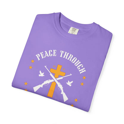 "Peace Through Strength" #01, Unisex T-shirt