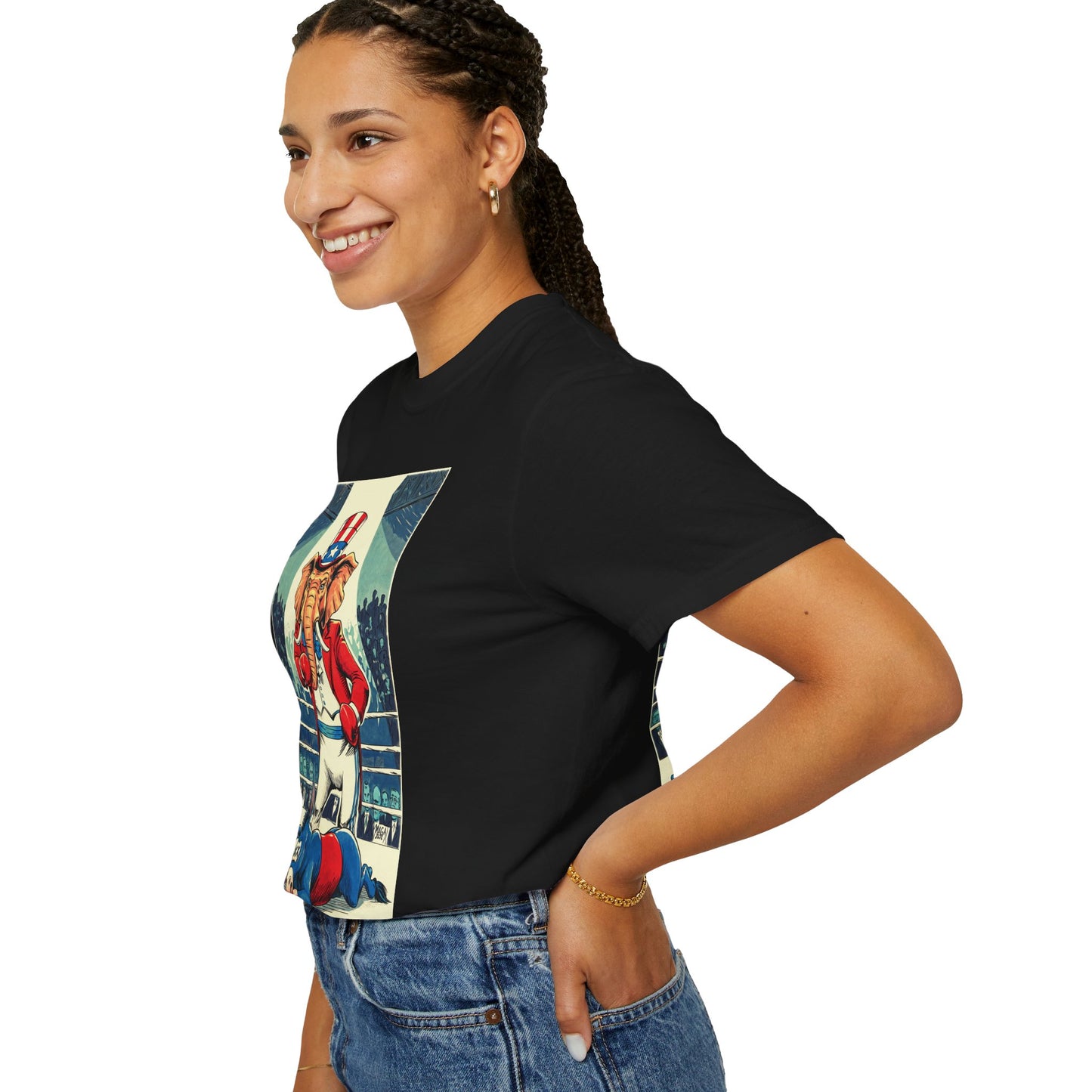 "Brutal Woke Knockout 2024", Unisex T-shirt (Dark Colors)