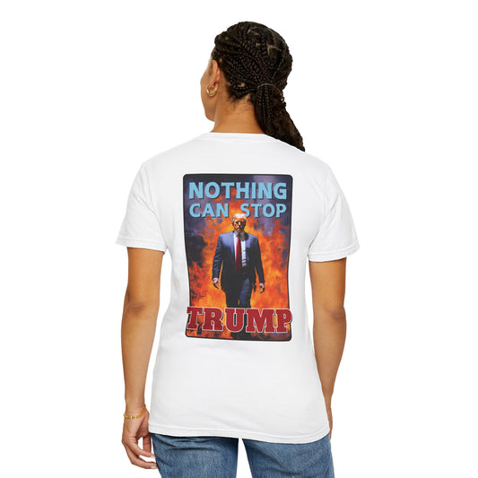 "Nothing Can Stop Trump", Unisex T-shirt (Light Colors)