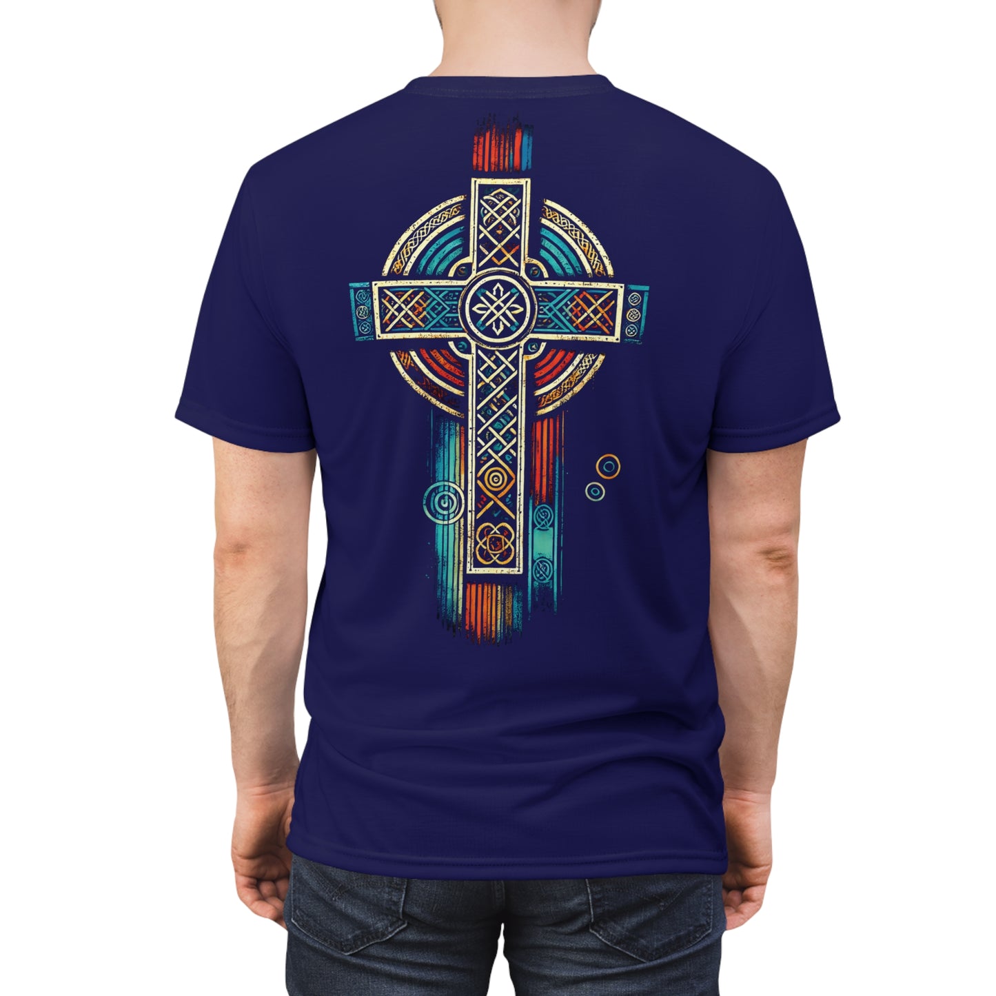 "Ancestral Faith", Unisex Tee (Obsidian Blue)