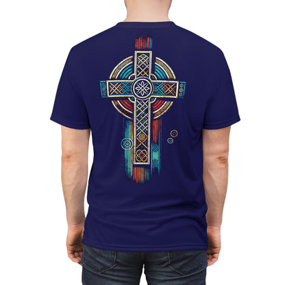 "Ancestral Faith", Unisex Tee (Obsidian Blue)