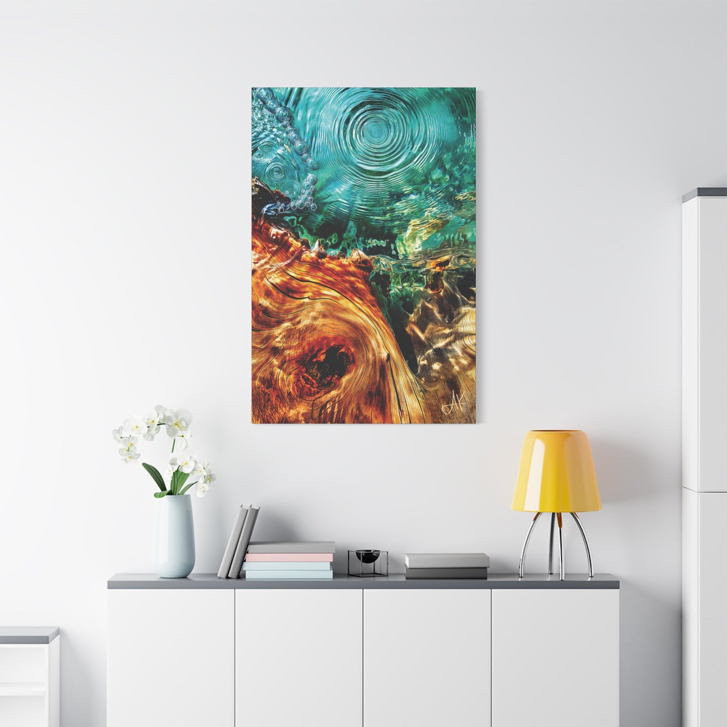 "Ringwell – Memory of the Tidal Wood", Fine Art Matte Canvas, Stretched, 1.25"