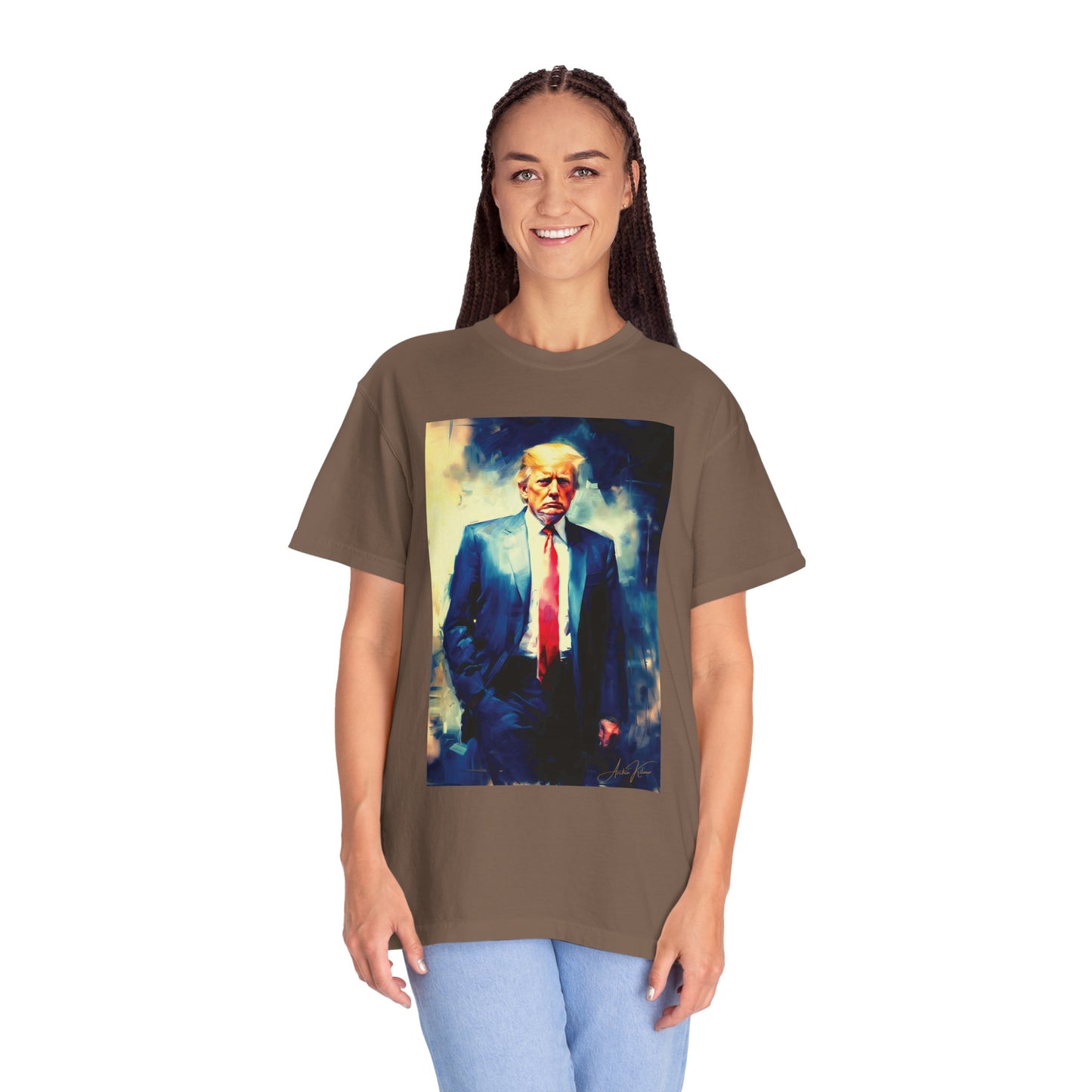 "Trump Portrait No. 6", Unisex T-shirt (Light Colors)