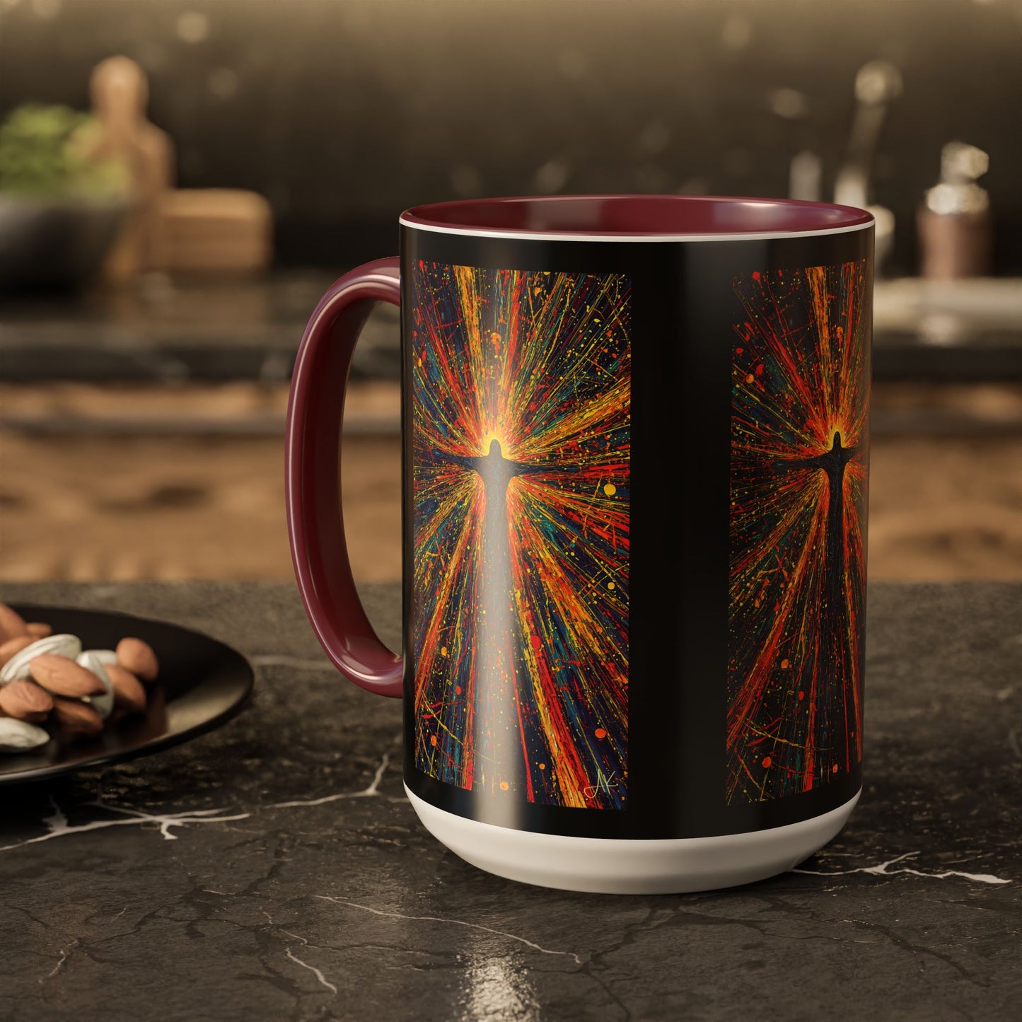 "Born Again in His Radiance - Isaiah 60:1", Colorful Mugs (11oz & 15oz)