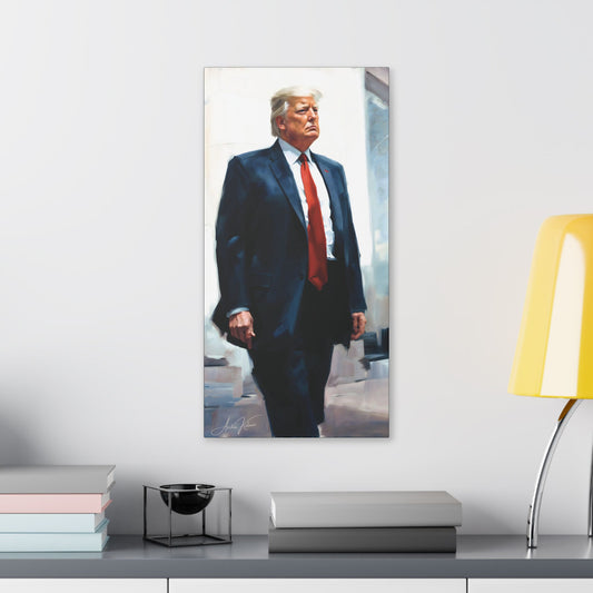 "Trump Portrait" #11, Stretched Classic Canvas Fine Art Print