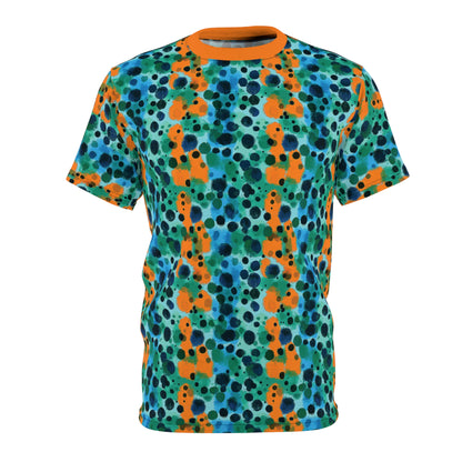 "Midnight Coral", Unisex Tee (Midnight Coral Orange)