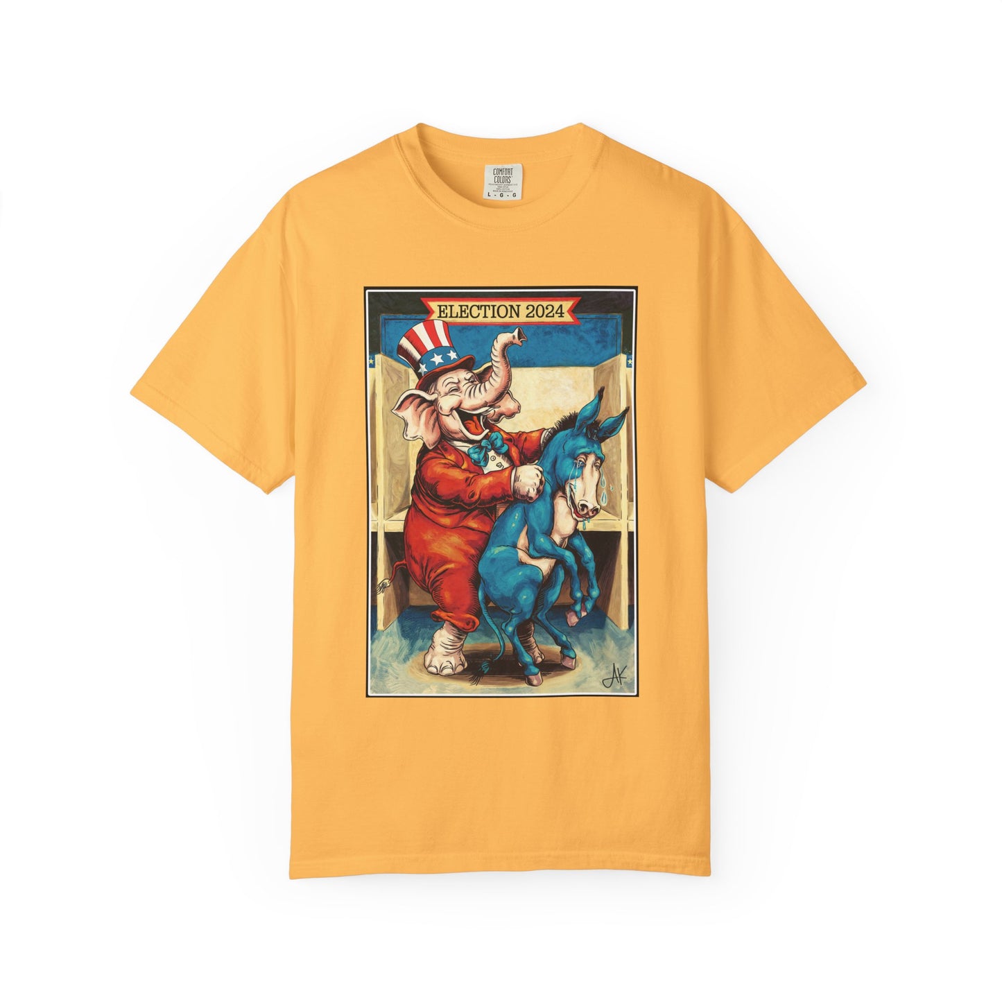 "MAGA Spanked the Donkeys 2024", Unisex T-shirt (Light Colors)