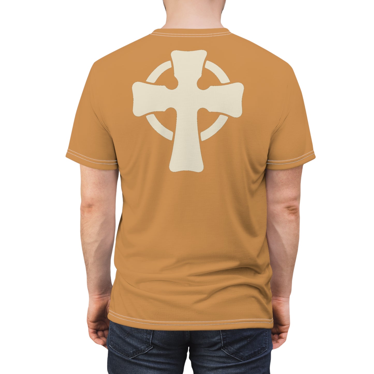 "Retro Jesus", Unisex T-shirt (Saffron Strands)