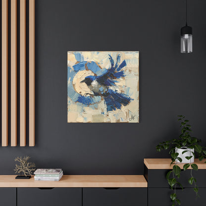 "Liberty Blue Bird", Fine Art Matte Canvas, Stretched, 1.25"