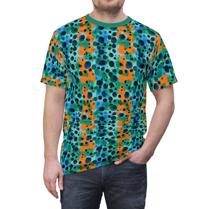 "Midnight Coral", Unisex Tee (Ocean Green)