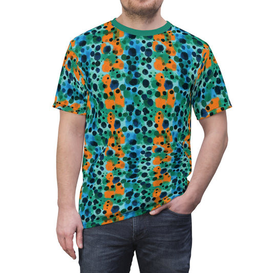 "Midnight Coral", Unisex Tee (Ocean Green)