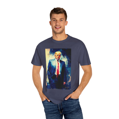 "Trump Portrait No. 6", Unisex T-shirt (Dark Colors)
