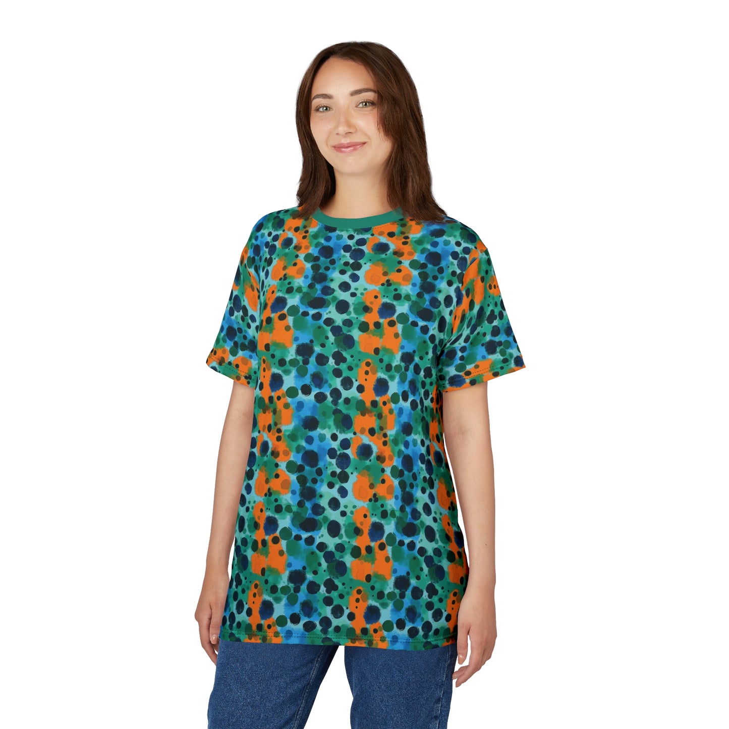 "Midnight Coral", Unisex Tee (Ocean Green)