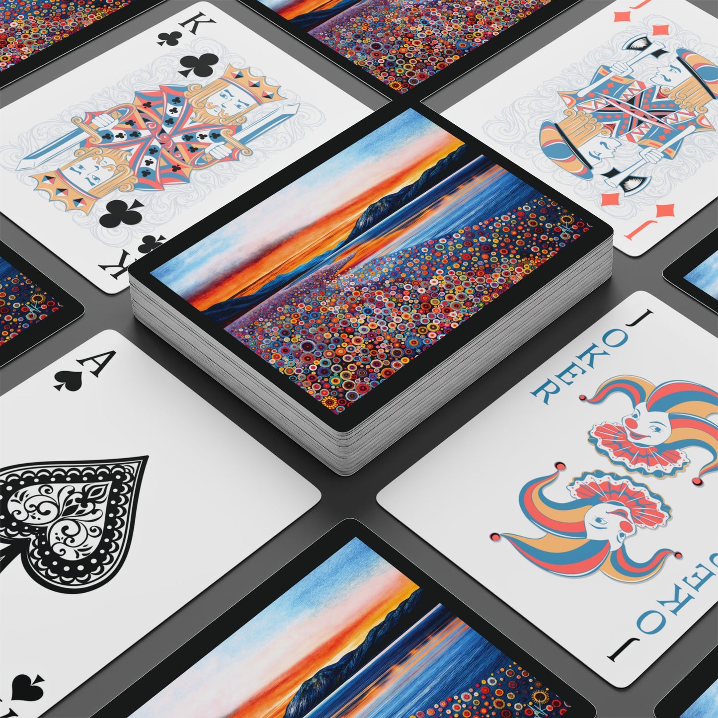 "God's Majesty", Fine Art Playing Cards (Void Black)