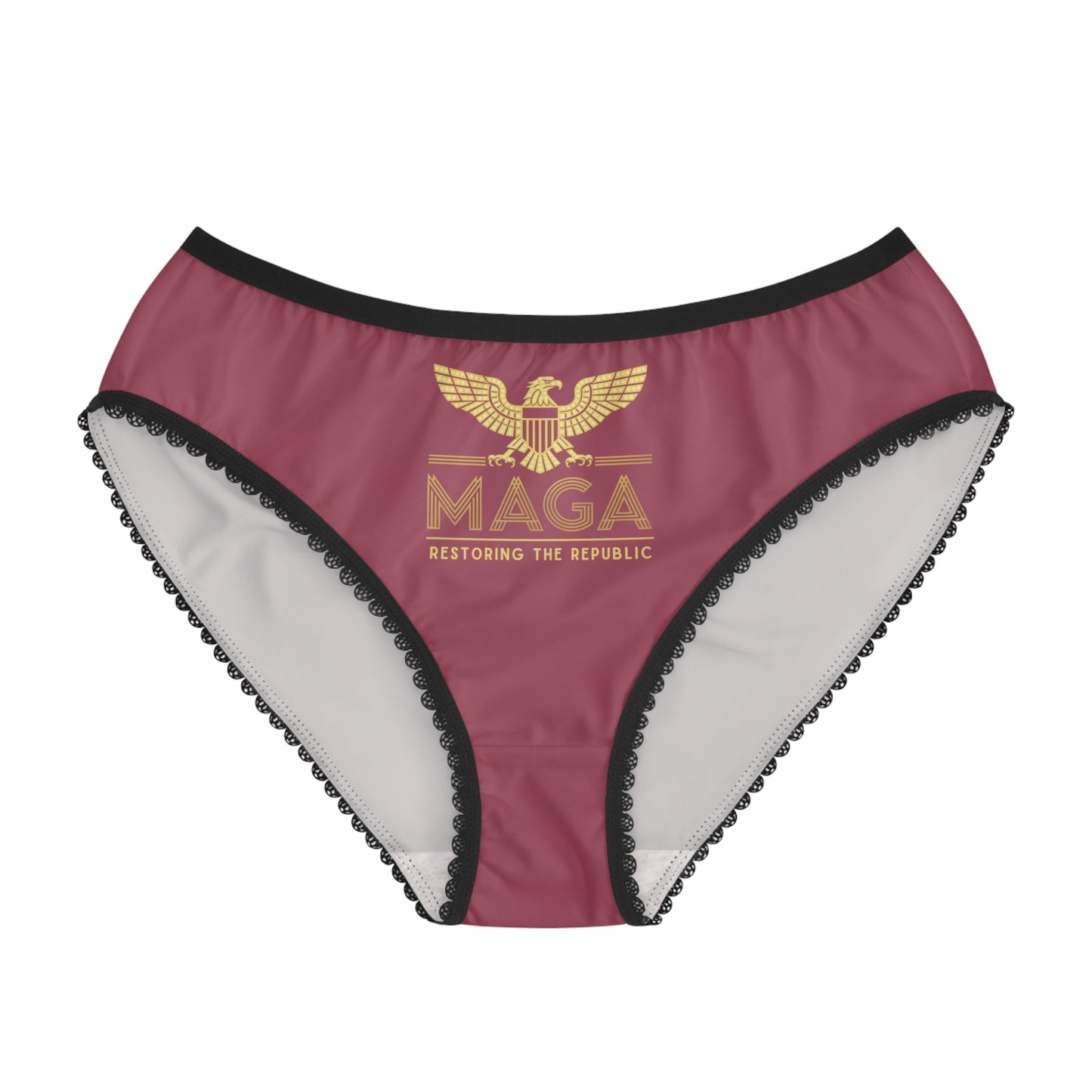 "MAGA - Restoring the Republic", Women's Briefs (Hippie Pink)