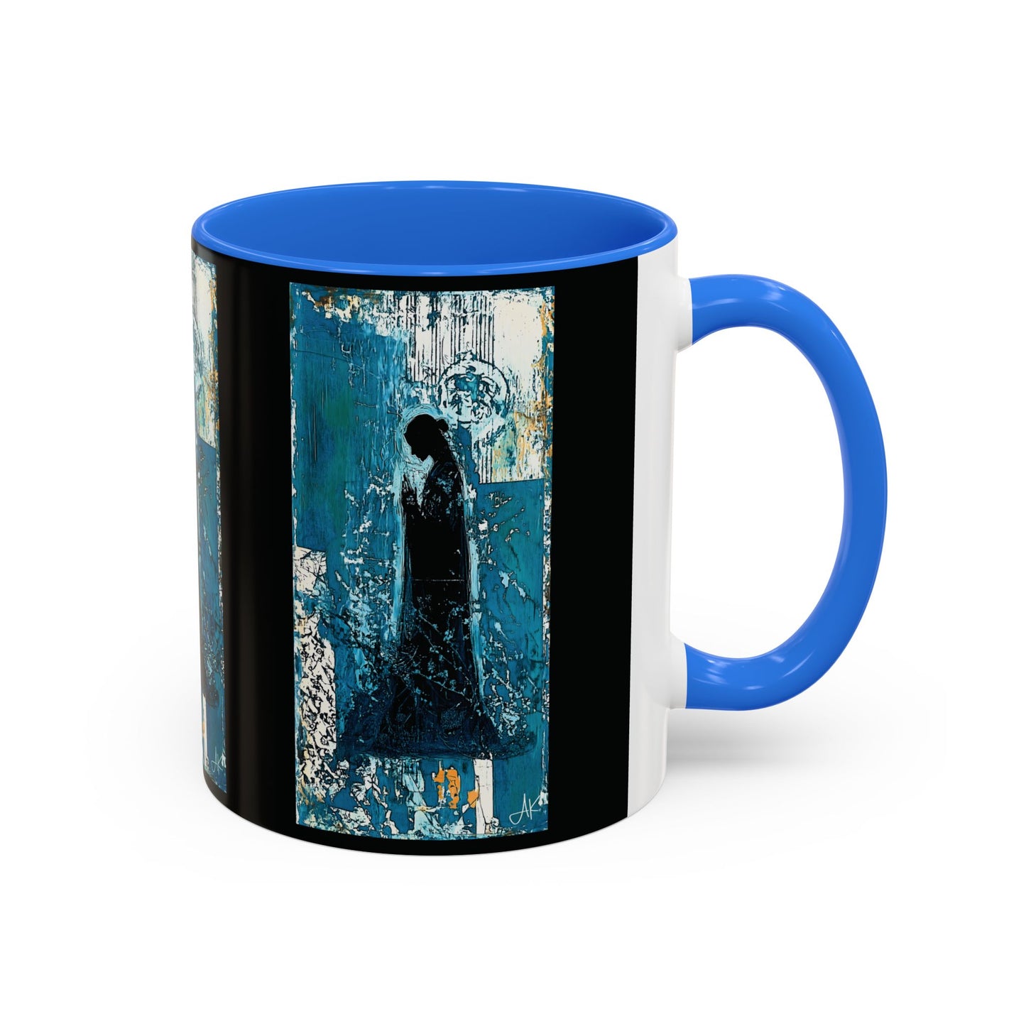 "Behold the Handmaid - Luke 1:38", Colorful Mugs (11oz, 15oz)