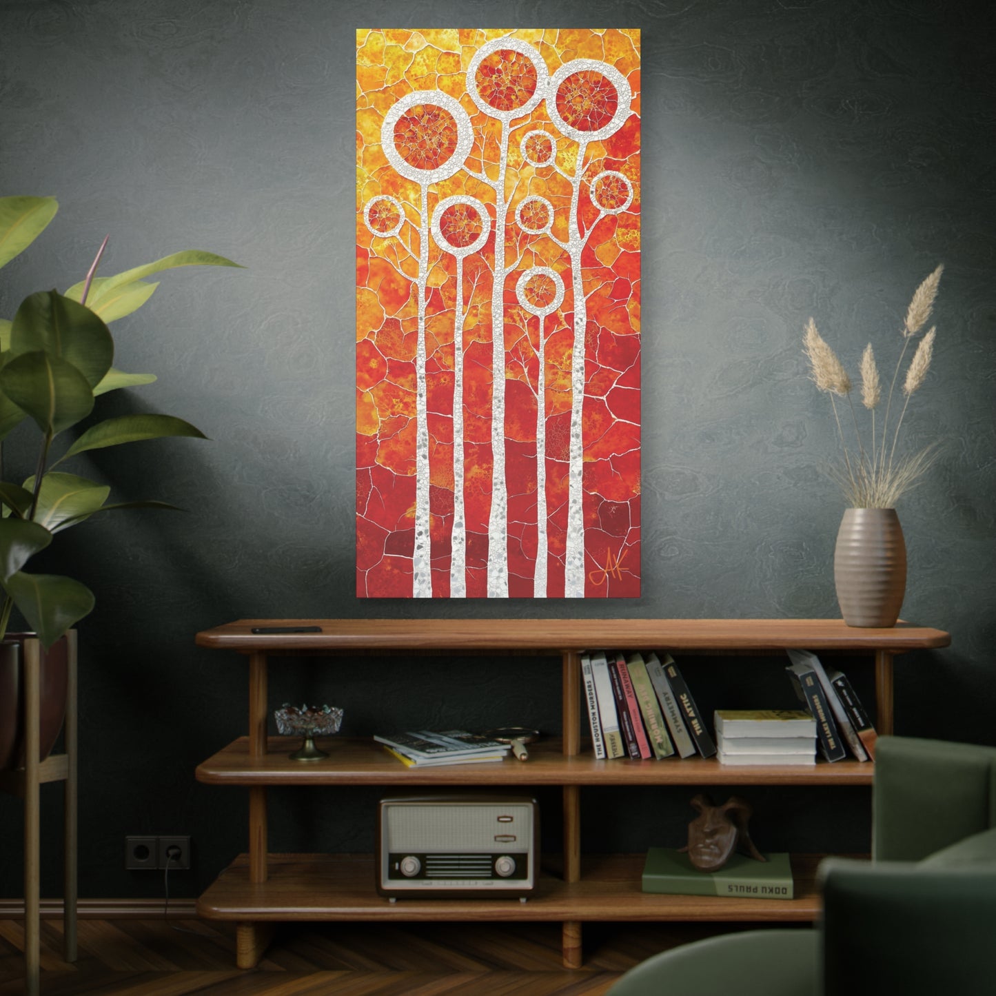 "Solar Grove", Fine Art Matte Canvas, Stretched, 1.25"