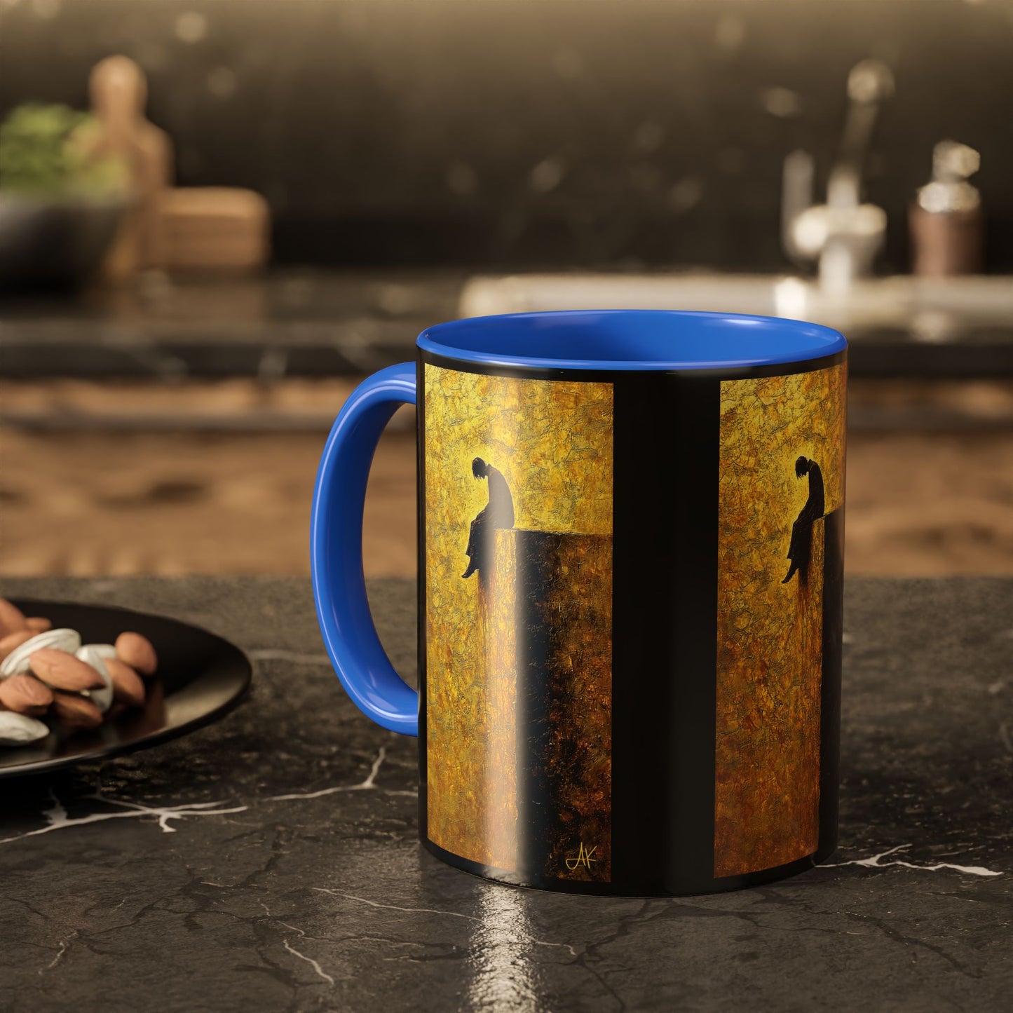 "In Darkest Hour He Is With Me", Colorful Mugs (11oz, 15oz)