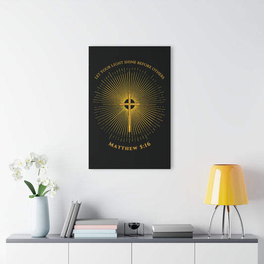"Matthew 5:16 Sunburst", Fine Art Acrylic Wall Prints (French Cleat Hanging)