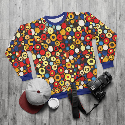 "Bits and Bobs", Unisex Sweatshirt (Klein Blue Collar)