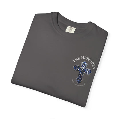 "The Hebrides - Christian since 563 AD", Unisex T-shirt
