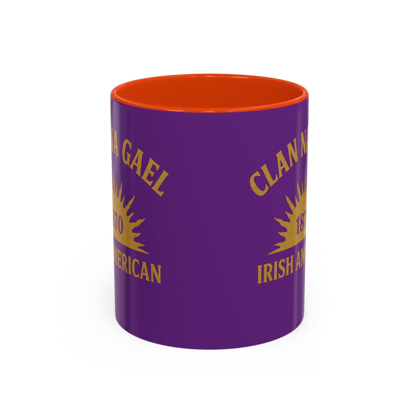 "Clan na Gael - Irish American", Colorful Mugs (11oz, 15oz) (Vesper Violet)
