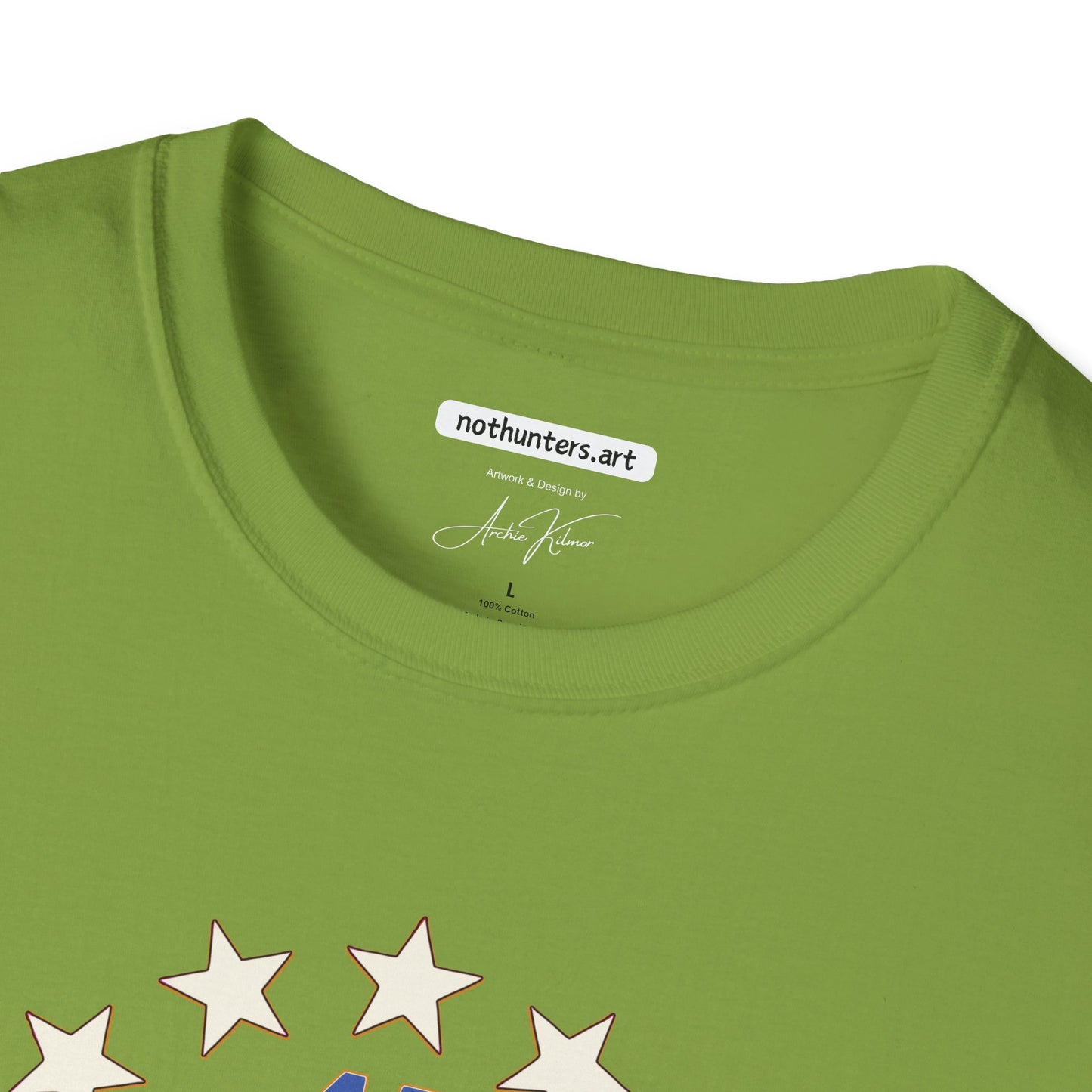 "Trump 45-47 Circle of Stars", Unisex Softstyle T-Shirt