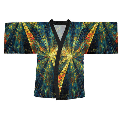 "Afterlife Judgement", Long Sleeve Kimono Robe