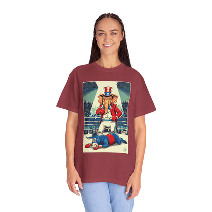 "Brutal Woke Knockout 2024", Unisex T-shirt (Light Colors)