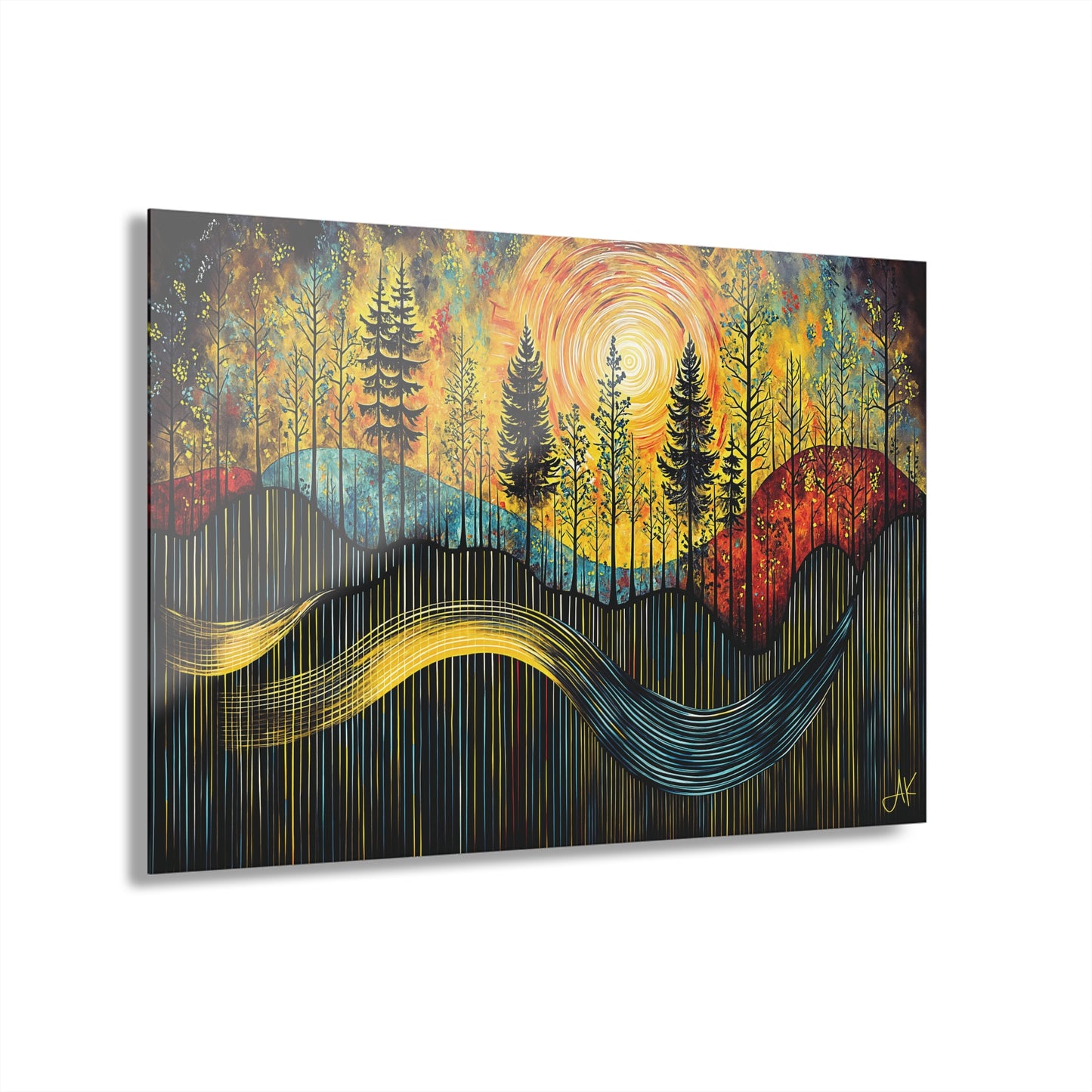 "Sacred Resonance", Fine Art Acrylic Wall Prints (French Cleat Hanging)