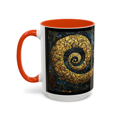 "From Stone to Savior's Light", Colorful Mugs (11oz, 15oz)