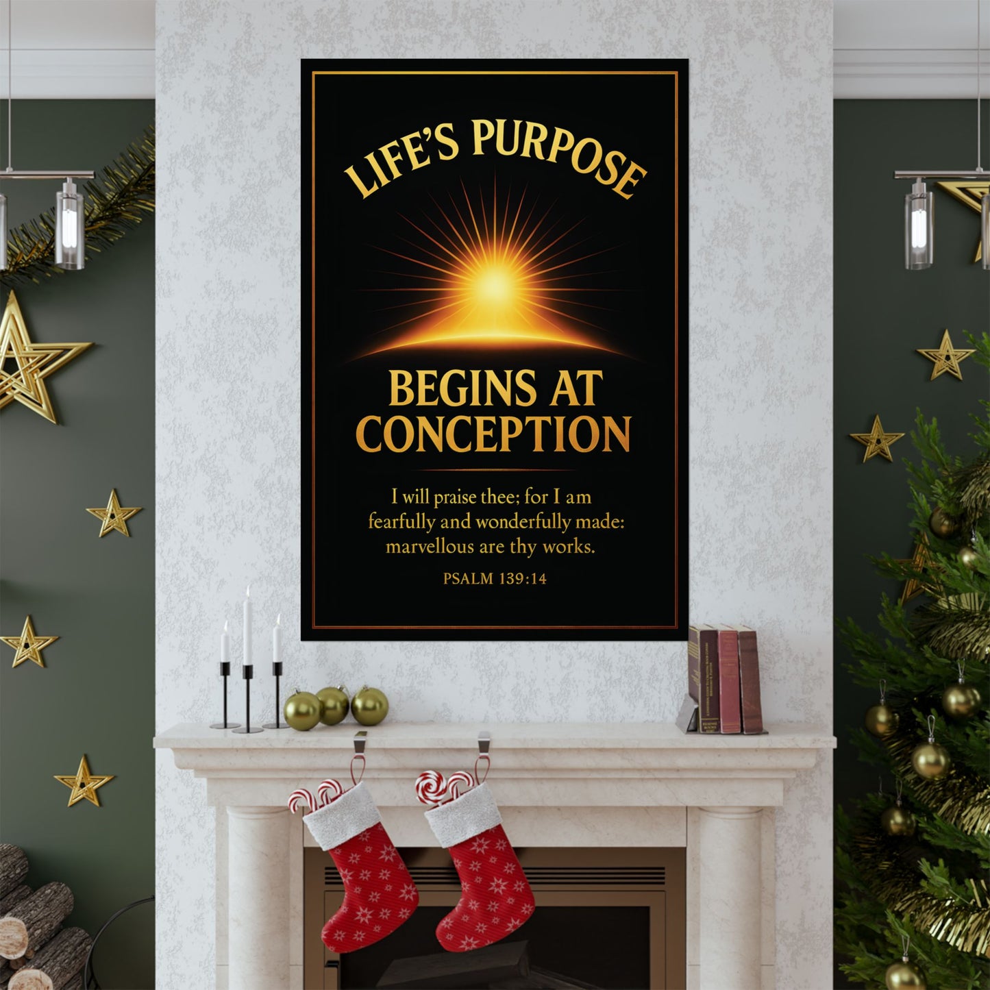 "Life's Purpose, Psalm 139:14", Poster