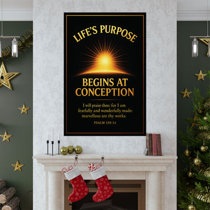 "Life's Purpose, Psalm 139:14", Poster