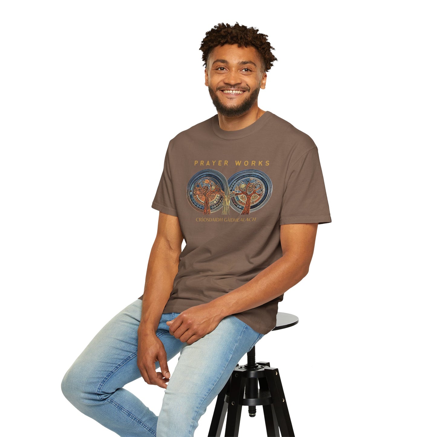 "Prayer Works - Criosdaidh Gàidhealach", Unisex T-shirt