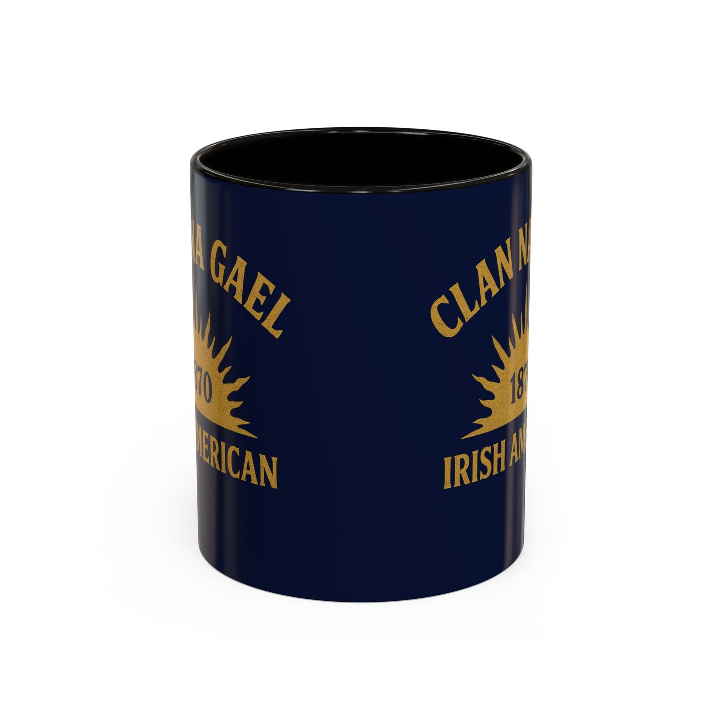"Clan na Gael - Irish American", Colorful Mugs (11oz, 15oz) (Mariana Blue)